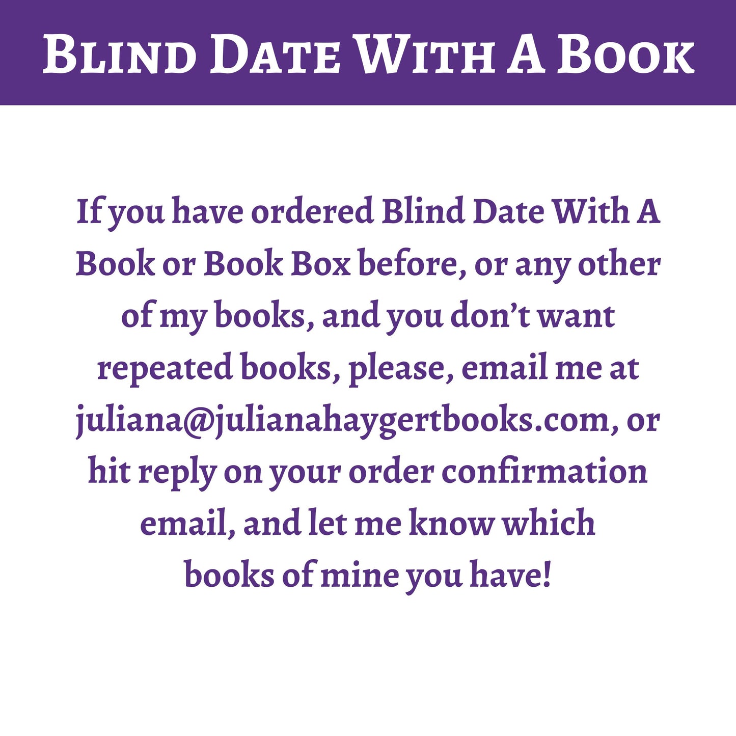 Blind Date With A Book Box - Winter Edition!
