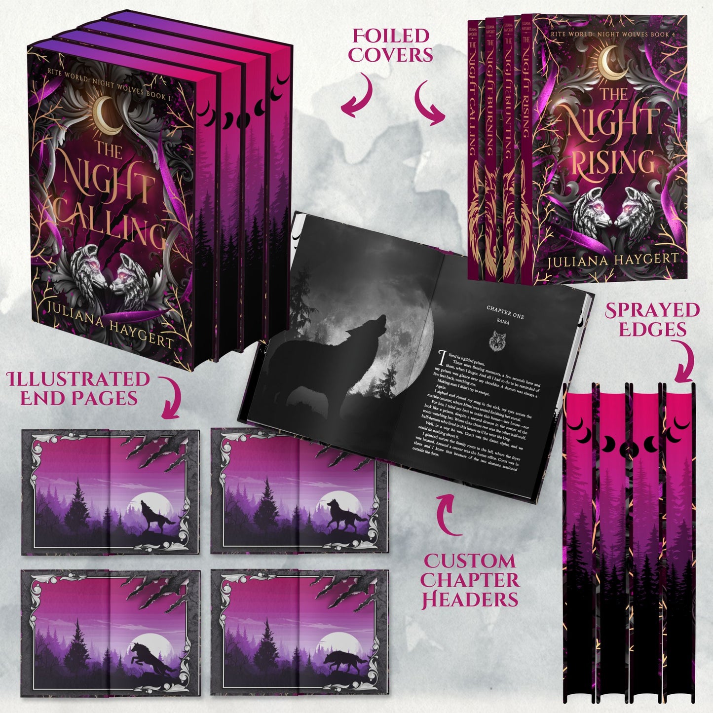 Night Wolves Special Edition Hardcover -- Book Box