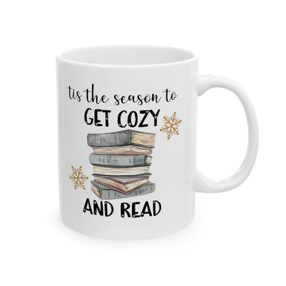 Tis The Season To Get Cozy And Read Mug