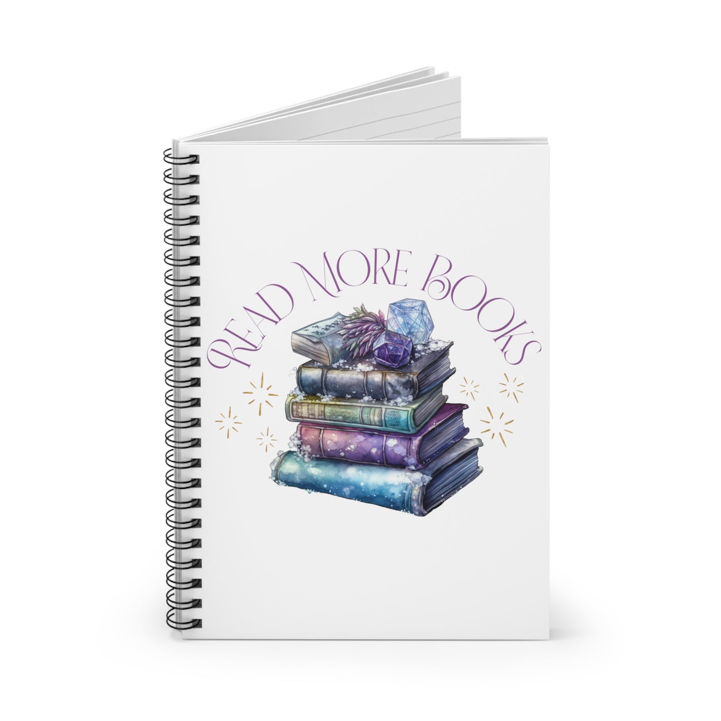 Read More Books Spiral Notebook