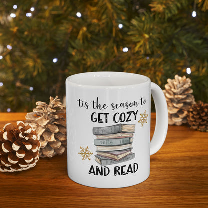 Tis The Season To Get Cozy And Read Mug