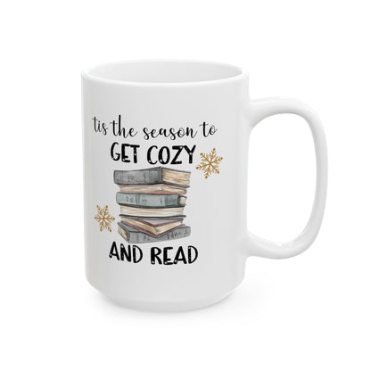 Tis The Season To Get Cozy And Read Mug