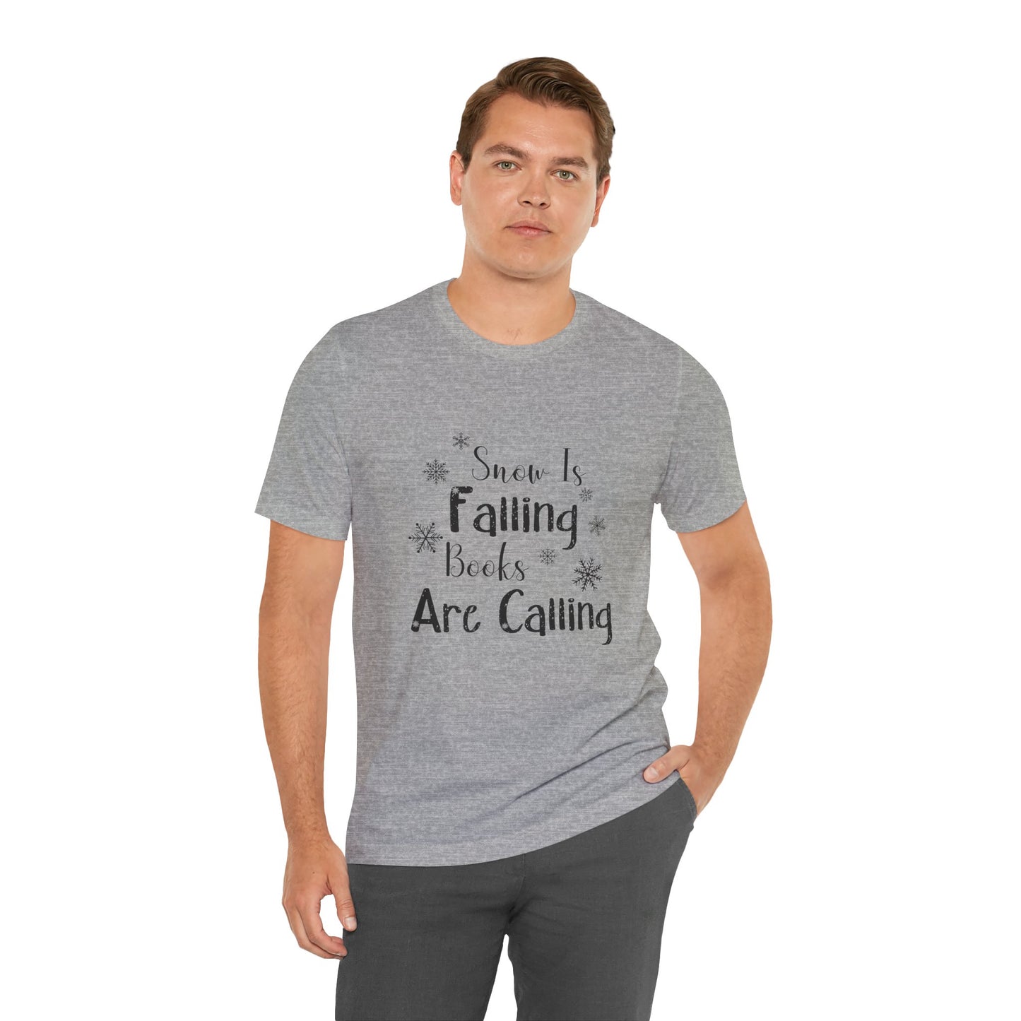 Snow Is Falling And Books Are Calling Shirt