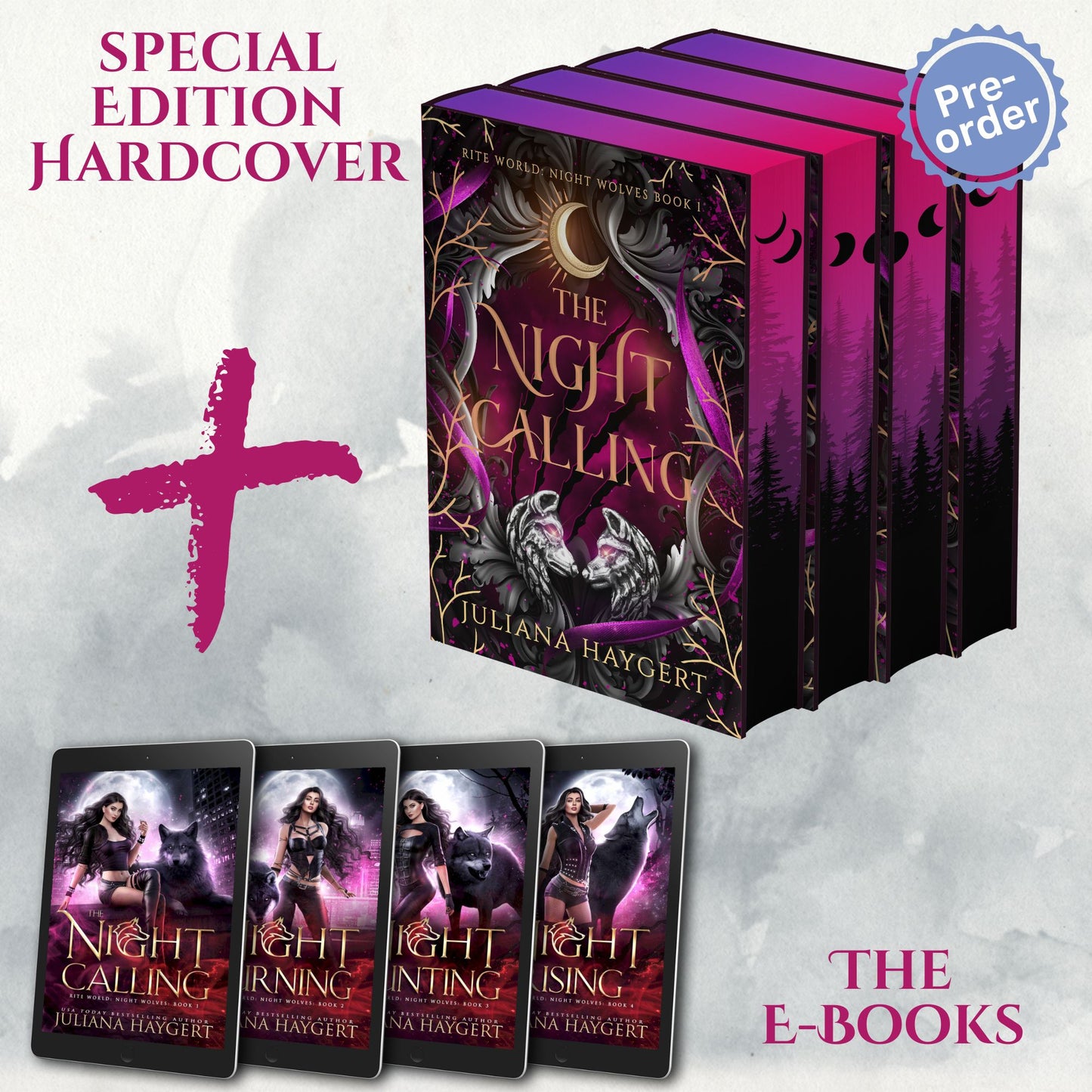 Night Wolves Special Edition Hardcover -- Series (Pre-order) + E-books!