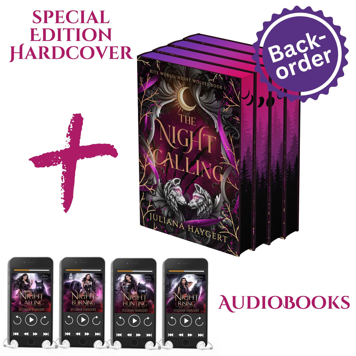 Night Wolves Special Edition Hardcover -- Series + Audiobooks