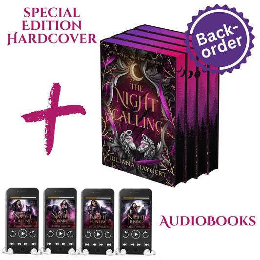 Night Wolves Special Edition Hardcover -- Series + Audiobooks