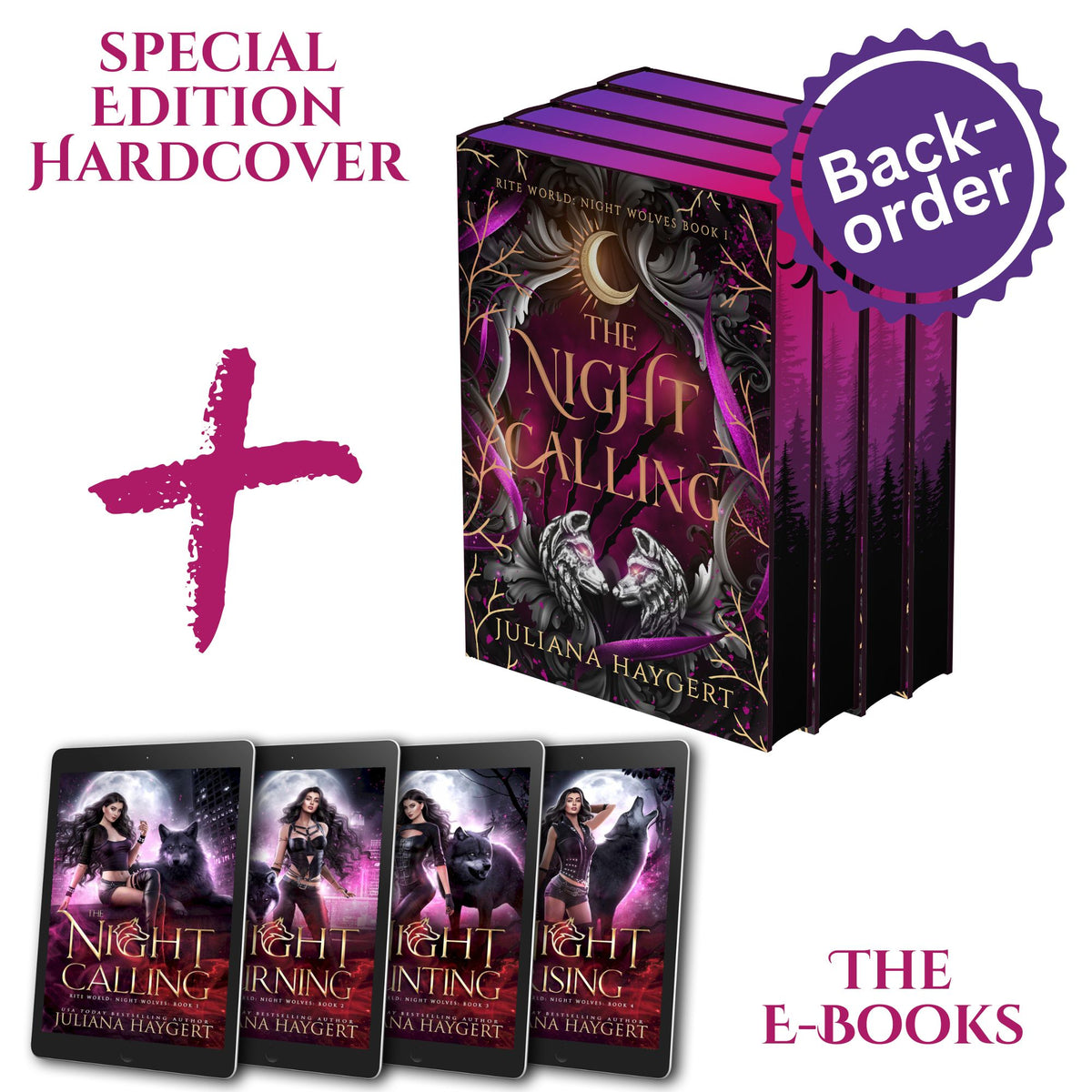 Night Wolves Special Edition Hardcover -- Series + E-books