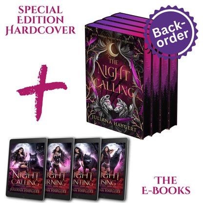 Night Wolves Special Edition Hardcover -- Series + E-books